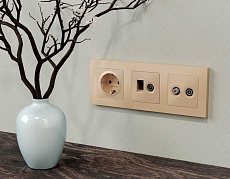 Лицевая панель AMBRELLA VOLT ALFA AP6125