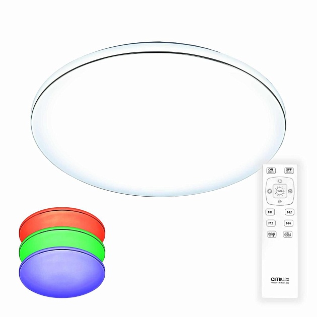 Потолочный светодиодный светильник Citilux Лаконика CL725680G Фото № 1