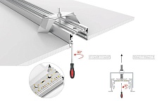Профиль с рассеивателем Arlight S2-LINIA69-F-2500 ANOD+OPAL 021177 4