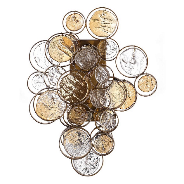 Настенный светильник Crystal Lux Deseo AP2 Gold Фото № 1