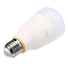 Лампа светодиодная диммируемая Yeelight E27 8W 2700K белая YLDP007 1