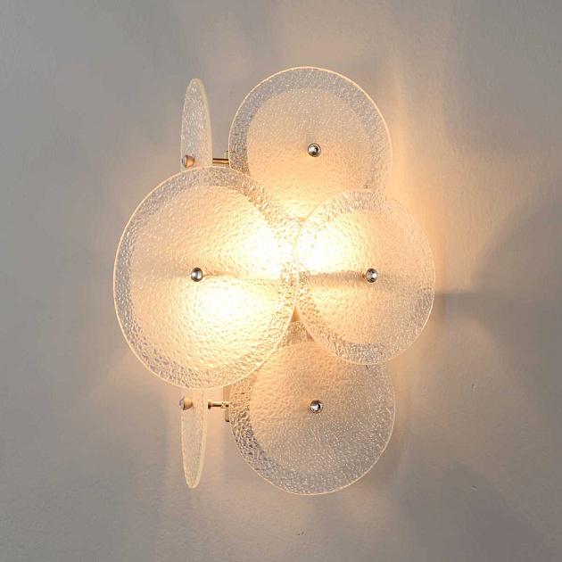 Бра Crystal Lux DANDELION AP2 GOLD Фото № 3