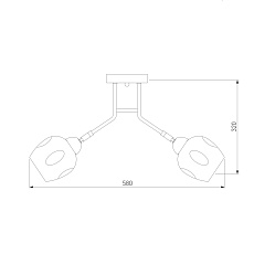 Потолочная люстра Eurosvet Marci 30164/5 золото 1