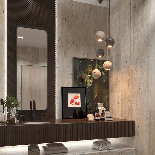 Подвесной светильник Odeon Light Hightech Travertino 6626/1L Фото № 3