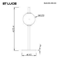 Настольная лампа ST Luce Peek SL6120.404.01 1