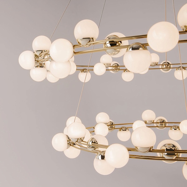 Подвесная светодиодная люстра Maytoni Tessara MOD081PL-L84G3K изображение 4 Подвесная светодиодная люстра Maytoni Tessara MOD081PL-L84G3K Фото № 4