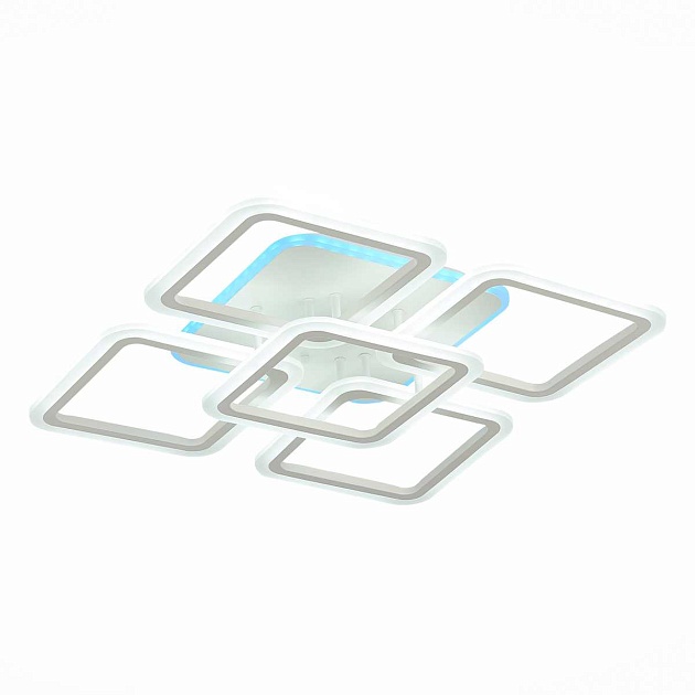 Потолочная светодиодная люстра Evoluce Qutro SLE200452-05RGB изображение 4 Потолочная светодиодная люстра Evoluce Qutro SLE200452-05RGB Фото № 4