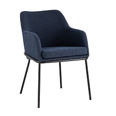 Кухонный стул с подлокотниками Stool Group Кози ткань букле синий AV 318-L06-08