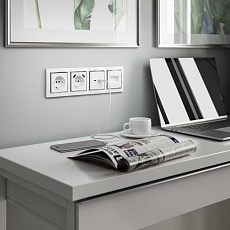 Рамка на 4 поста Werkel Snabb белый W0041901 4690389160899 1