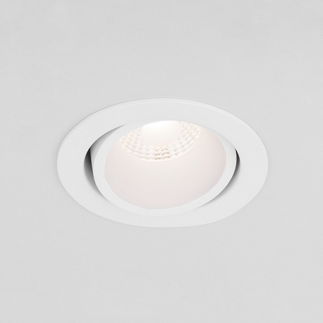 Встраиваемый светодиодный светильник Elektrostandard Nulla 15267/LED 7W 3000K BK/BK белый/белый a063971 фото 2
