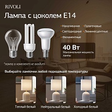 Настольная лампа Rivoli May 7548-501 Б0070131 1