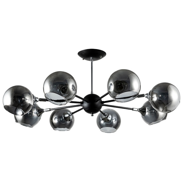 Потолочная люстра Arte Lamp Lagos A2708PL-8BK Фото № 1