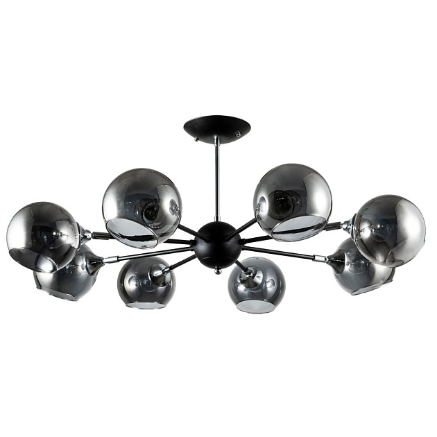 Потолочная люстра Arte Lamp Lagos A2708PL-8BK фото 