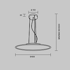 Подвесной светильник Maytoni MOD471PL-L57WK 4