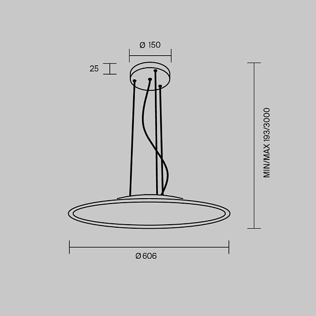 Подвесной светильник Maytoni MOD471PL-L57WK изображение 5 Подвесной светильник Maytoni MOD471PL-L57WK Фото № 5