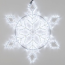 Светодиодная фигура Ardecoled Снежинка ARD-Snowflake-M9-900x900-360Led White 034256 3