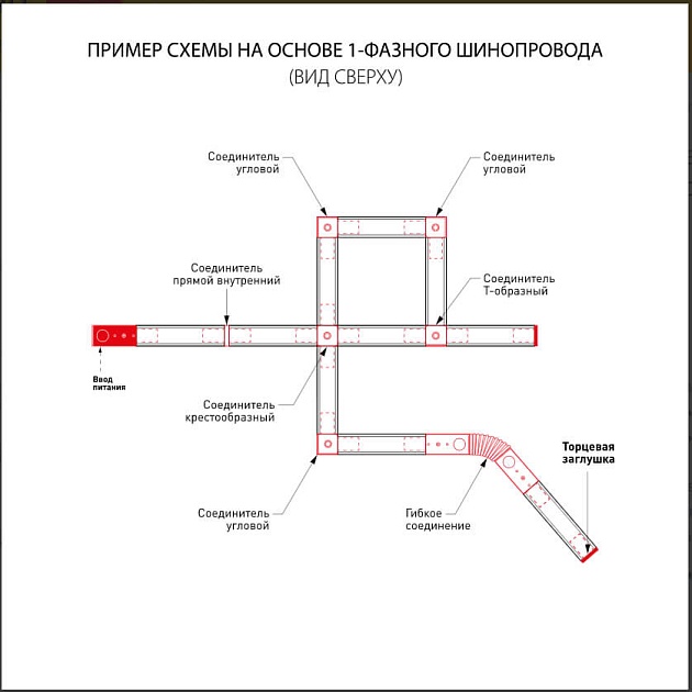 Ввод питания Elektrostandard TRP-1-1-BK a039506 фото 2