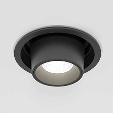 Встраиваемый светодиодный светильник Elektrostandard Conner 25086/LED 8W 4000K черный a063992 1