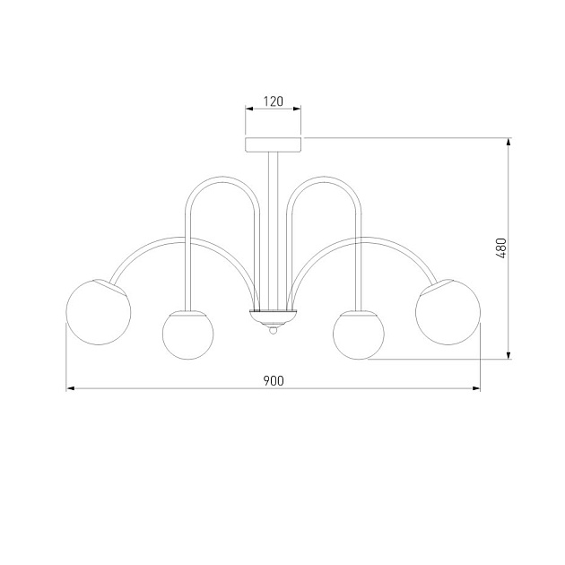 Потолочная люстра Eurosvet Alix 30177/6 латунь изображение 3 Потолочная люстра Eurosvet Alix 30177/6 латунь Фото № 3
