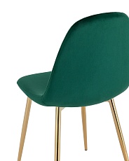 Кухонный стул Stool Group Валенсия SN велюр зеленый золотые ножки OS-001L HLR-56 gl 5