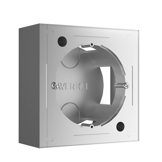 Коробка для накладного монтажа Werkel серебряный W8000006 4690389170843 фото 