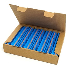 Зажим пружинный, 2-проводной проходной ЗНИ - 2,5 ,JXB PT 2,5, серый LD572-2-25 49249 1