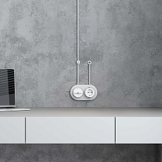 Набор втулок для вывода кабеля из стены 2 шт. Werkel Ретро белый W6421101 4690389166068 1