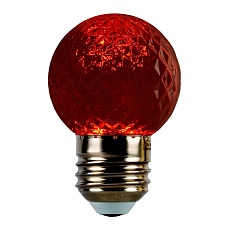 Лампа светодиодная Feron E27 1W красная LB-385 52164 4
