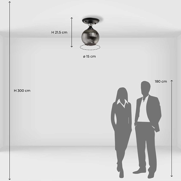Потолочный светильник De City Соло 112013201 изображение 6 Потолочный светильник De City Соло 112013201 Фото № 6