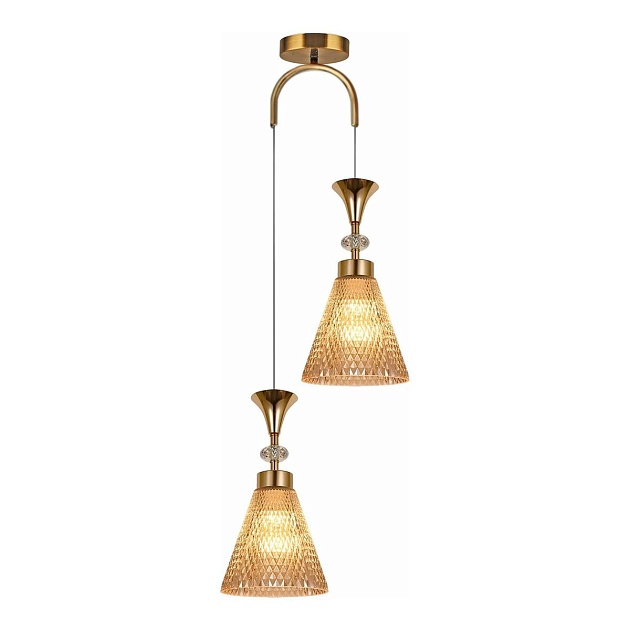 Подвесной светильник Reluce 02005-0.9-02 Amber Фото № 1