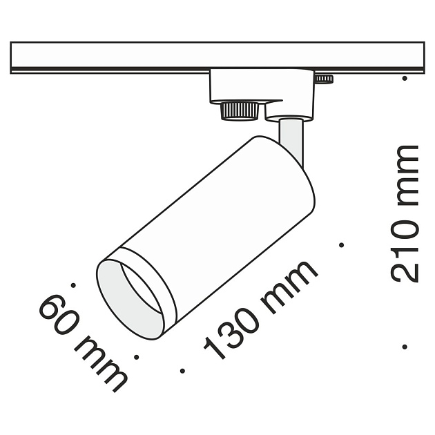 Трековый светильник Maytoni Track TR004-1-GU10-B Фото № 4