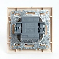 Переключатель одноклавишный перекрестный Stekker Эрна слоновая кость PSW10-9009-02 39926 4