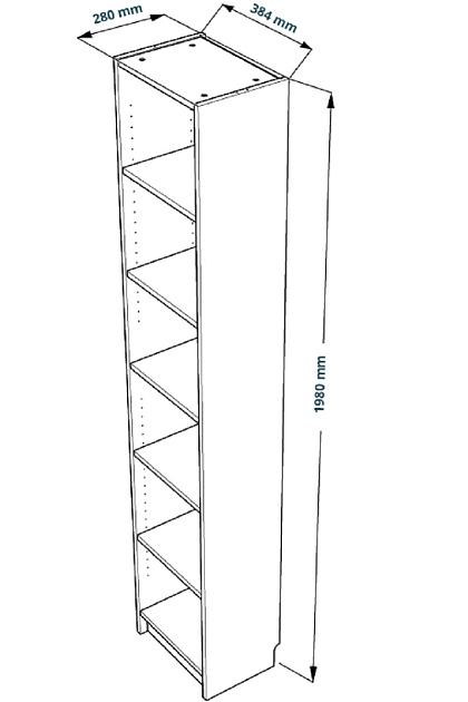 Стеллаж Шведский Стандарт VÄRMA 40 S00333 Фото № 3