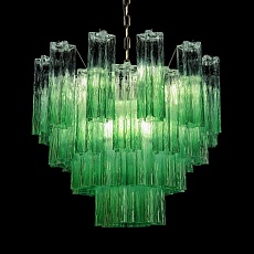 Подвесная люстра Loft IT Murano 10580/600 Clear green 1
