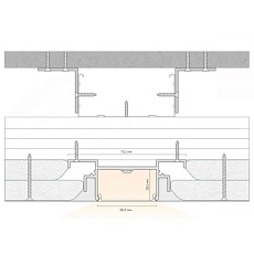 Световая линия из профиля FerGipps СЛ ТР 25 УТ000002967 3