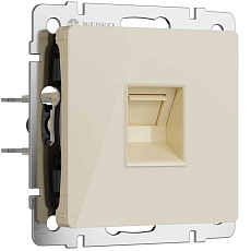 Розетка Werkel Ethernet RJ-45 айвори акрил W1181043 4690389197116