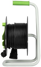 Удлинитель силовой ЭРА GREEN LINE GAZ-2x0.75-30m Greenline на катушке пластик 1 розетка без заземления 30м ПВС 2x0.75мм2 Б0065111 1