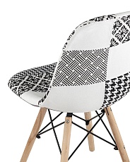 Кухонный стул Stool Group DSW черно-белый пэчворк УТ000002351 4