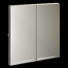 Клавиши для выключателя/переключателя двухклавишного с подсветкой S70 (шелк) Voltum VLS000404