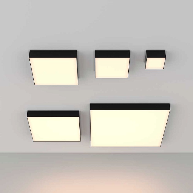 Потолочный светодиодный светильник Maytoni Technical Zon C032CL-24W3K-SQ-B изображение 2 Потолочный светодиодный светильник Maytoni Technical Zon C032CL-24W3K-SQ-B Фото № 2