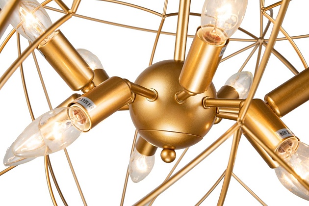 Подвесная люстра iLamp Element 8777-800 Gold Фото № 3