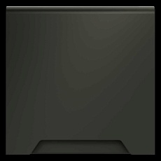 Накладка для розетки с заземлением защитными шторками и крышкой S70 (титан) Voltum VLS000806 1