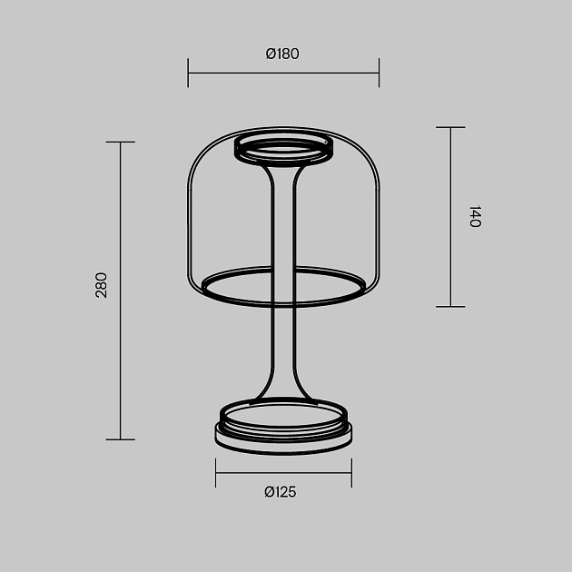 Настольный светильник Maytoni MOD286TL-L8W3K Фото № 7