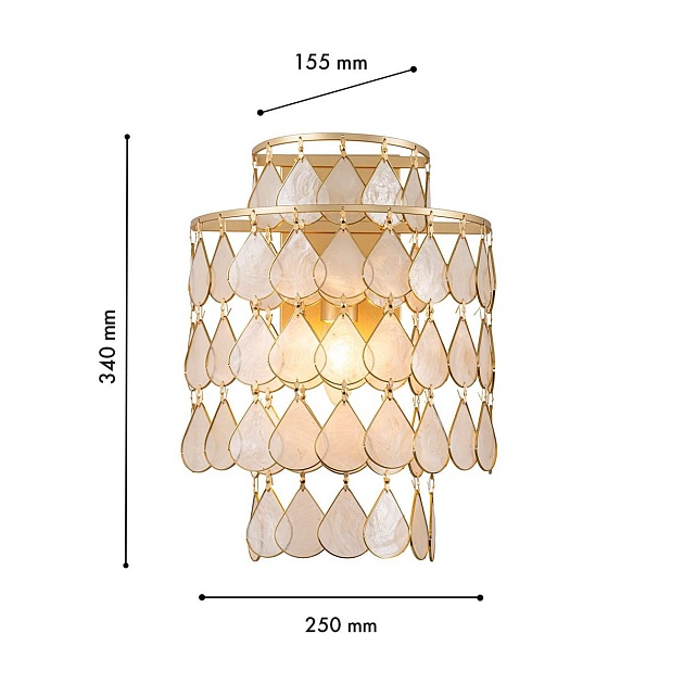 Настенный светильник Favourite Mollitia 4763-1W изображение 8 Настенный светильник Favourite Mollitia 4763-1W Фото № 8