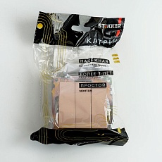 Выключатель трехклавишный Stekker Катрин GLS10-7108-02 шампань 49174 1