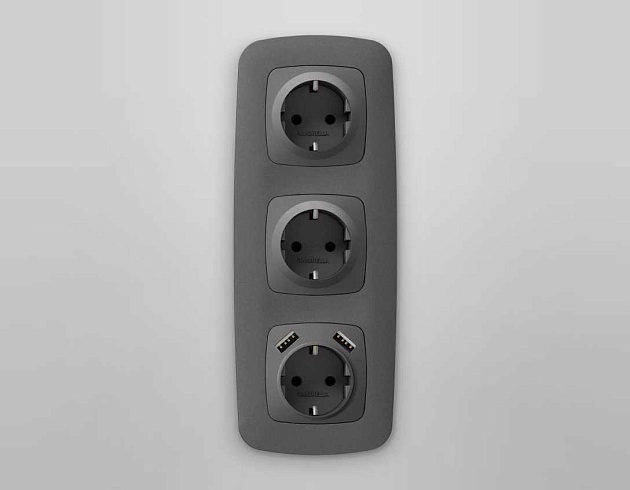 Лицевая панель  розетки AMBRELLA VOLT OP6570 Фото № 2