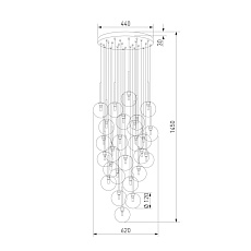 Подвесная люстра TK Lighting 10099 Nilos 1