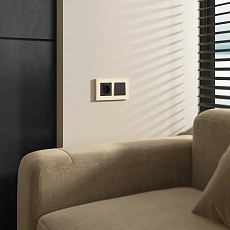 Рамка на 2 поста Werkel Slab айвори матовый W0022962 4690389193392 1