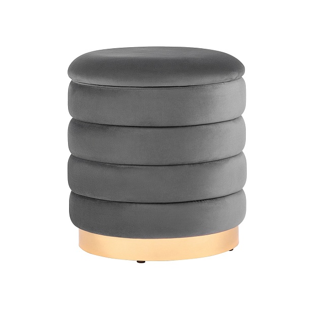 Пуф Stool Group Франсис велюр серый vd-fransis-b27 Фото № 1