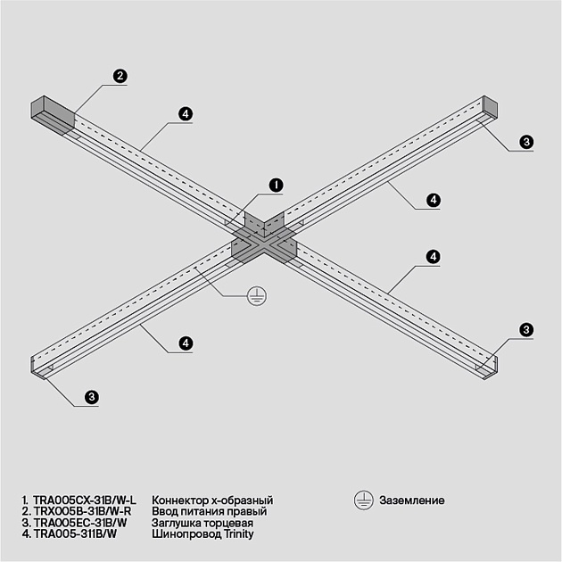 Заглушка Maytoni Technical Accessorises TRA005EC-31B Фото № 3